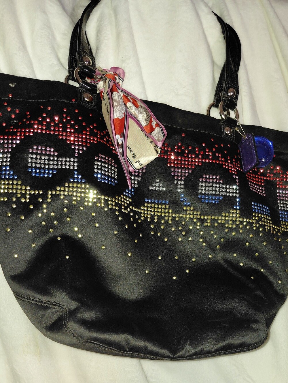Coach Vintage Ltd Special Ed Holiday Poppy Collectible F17144 Good Used Conditon - Picture 2 of 9